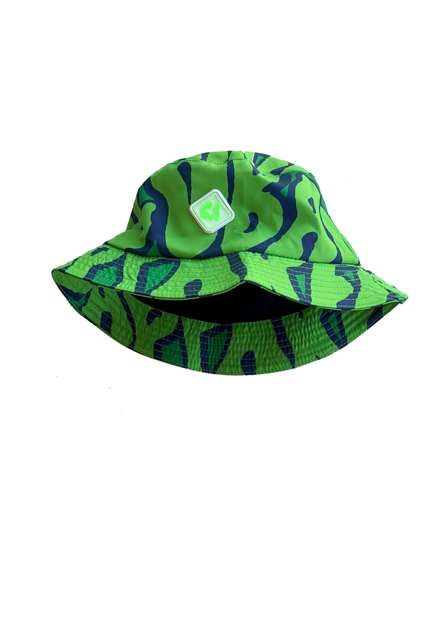 Green bucket hat