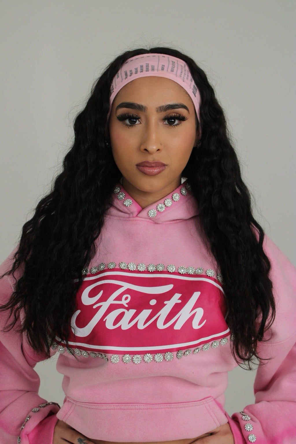 PINK: Jesus paid it all headband