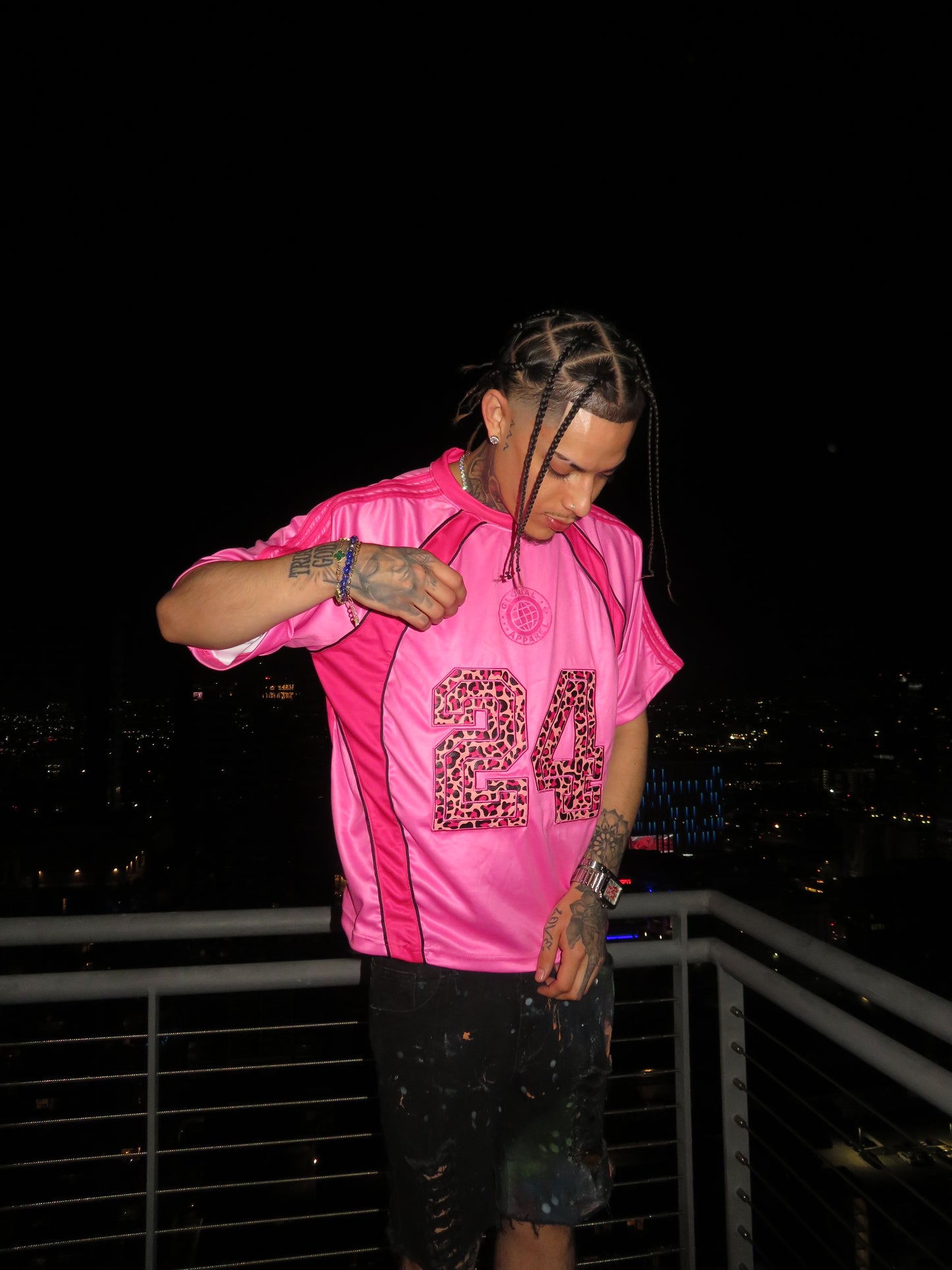 Pink Cheetah Jersey