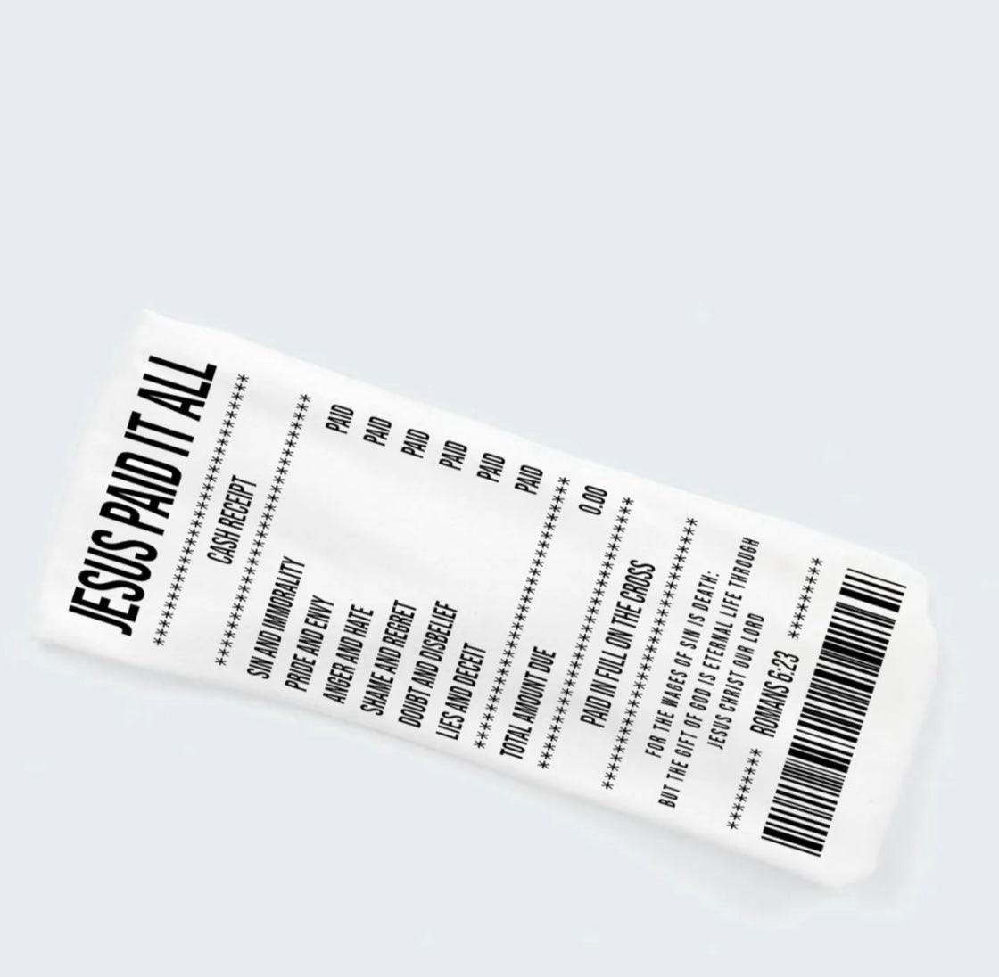 Jesus Paid it All HEADBAND