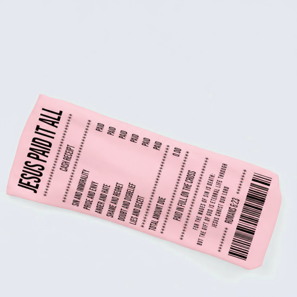 PINK: Jesus paid it all headband