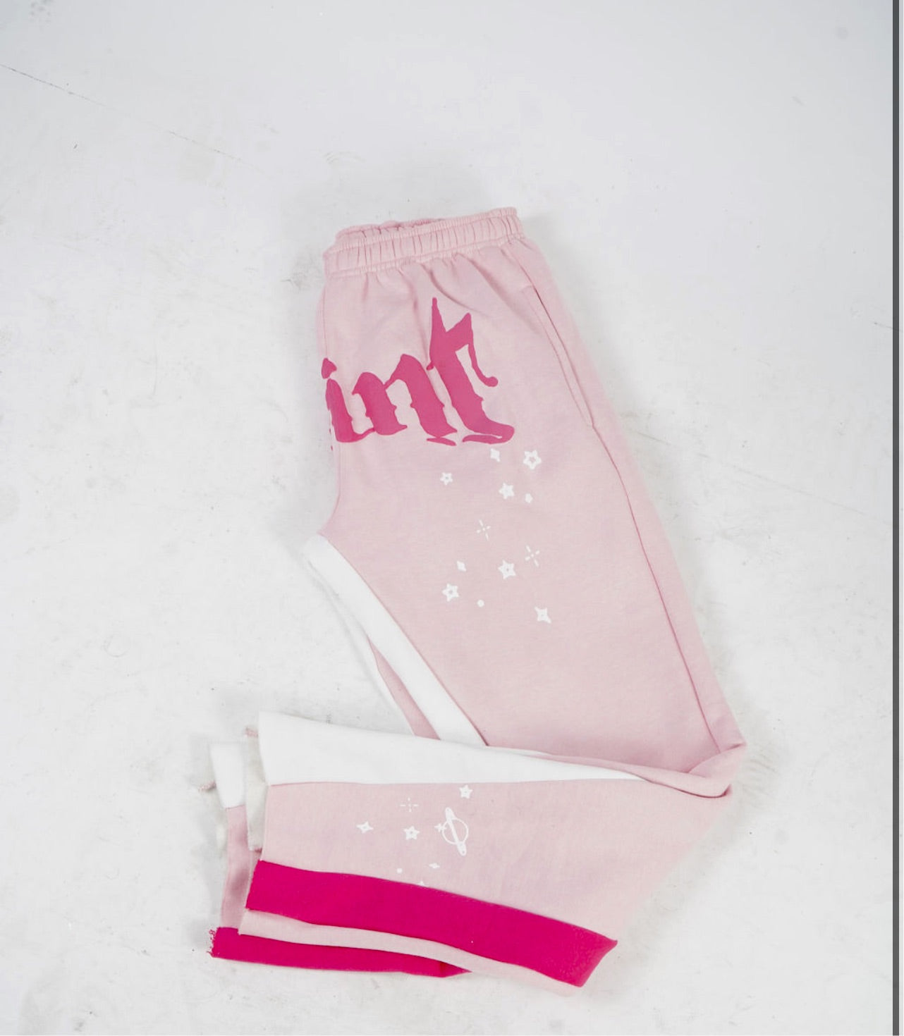 Pink discount flare sweatpants